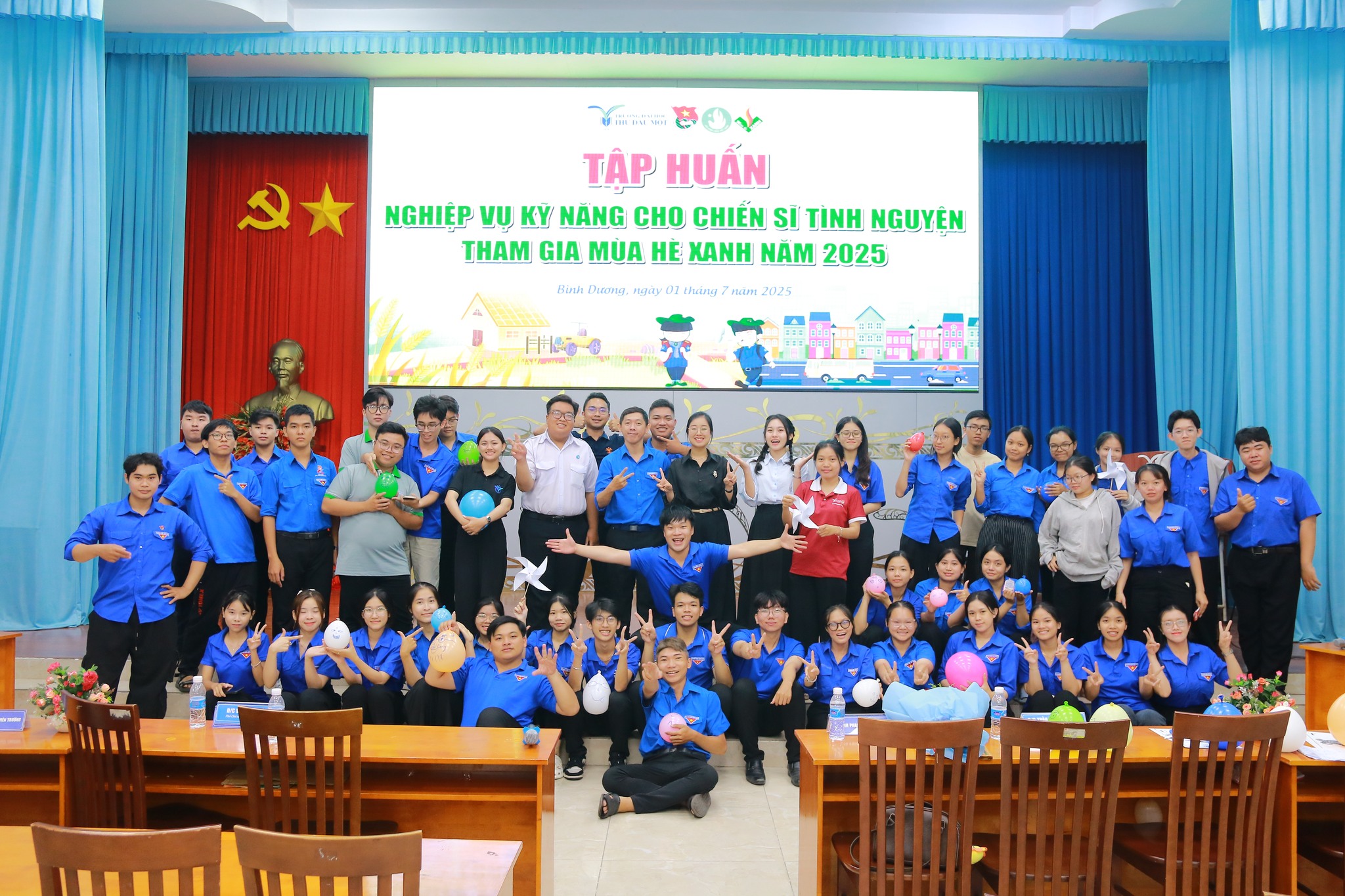 Tập huấn nghiệp vụ – kỹ năng quản trò, hoạt náo cho chiến sĩ Mùa hè xanh 2025
