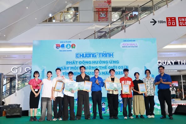 Sinh viên Đại học Thủ Dầu Một đạt thành tích tại Cuộc thi Rap “Hành động vì môi trường xanh” tỉnh Bình Dương lần II – năm 2025