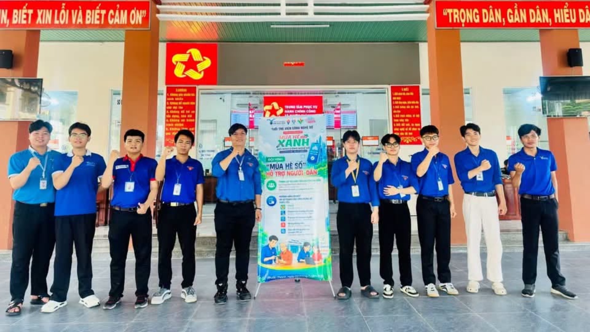 ĐỘI HÌNH "MÙA HÈ SỐ" ĐỒNG HÀNH CÙNG NGƯỜI DÂN XÃ PHƯỚC THÀNH TRONG CHUYẾN DỊCH MÙA HÈ XANH NĂM 2026