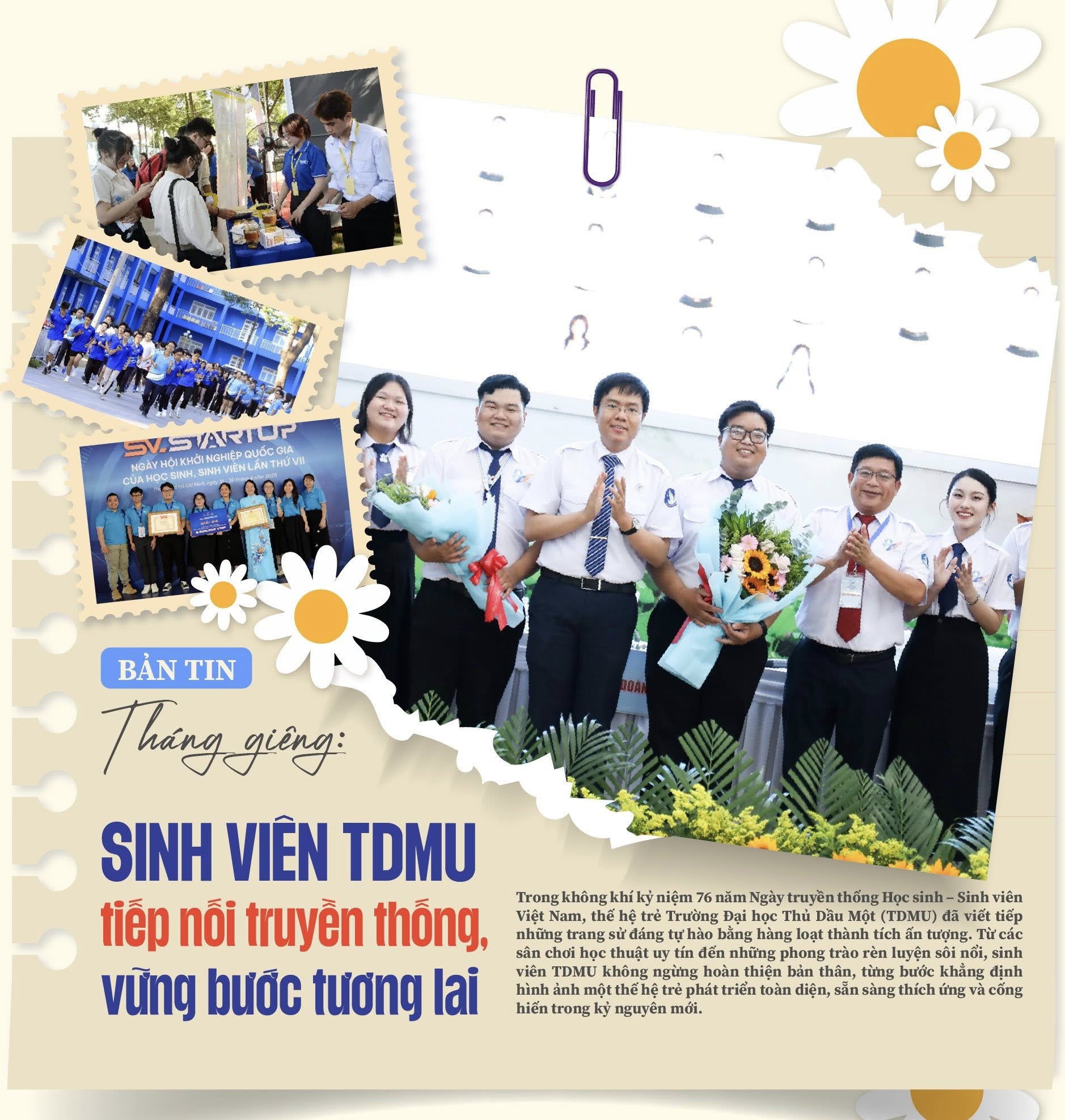 Bản tin tháng Giêng Sinh viên TDMU