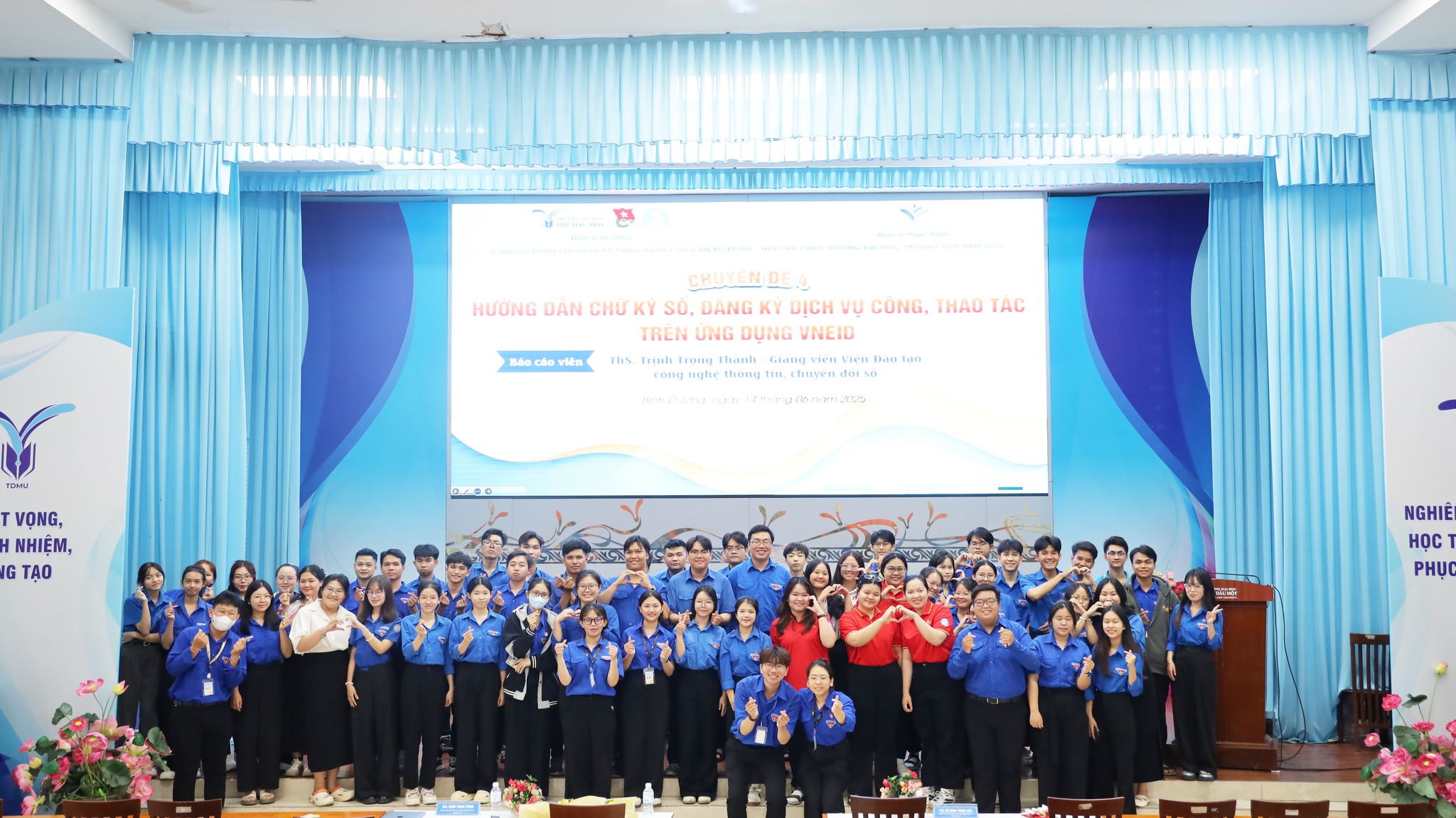 Chuyên đề 3 và 4 Chương trình Tập huấn Cán bộ Đoàn – Hội chủ chốt TDMU năm 2025