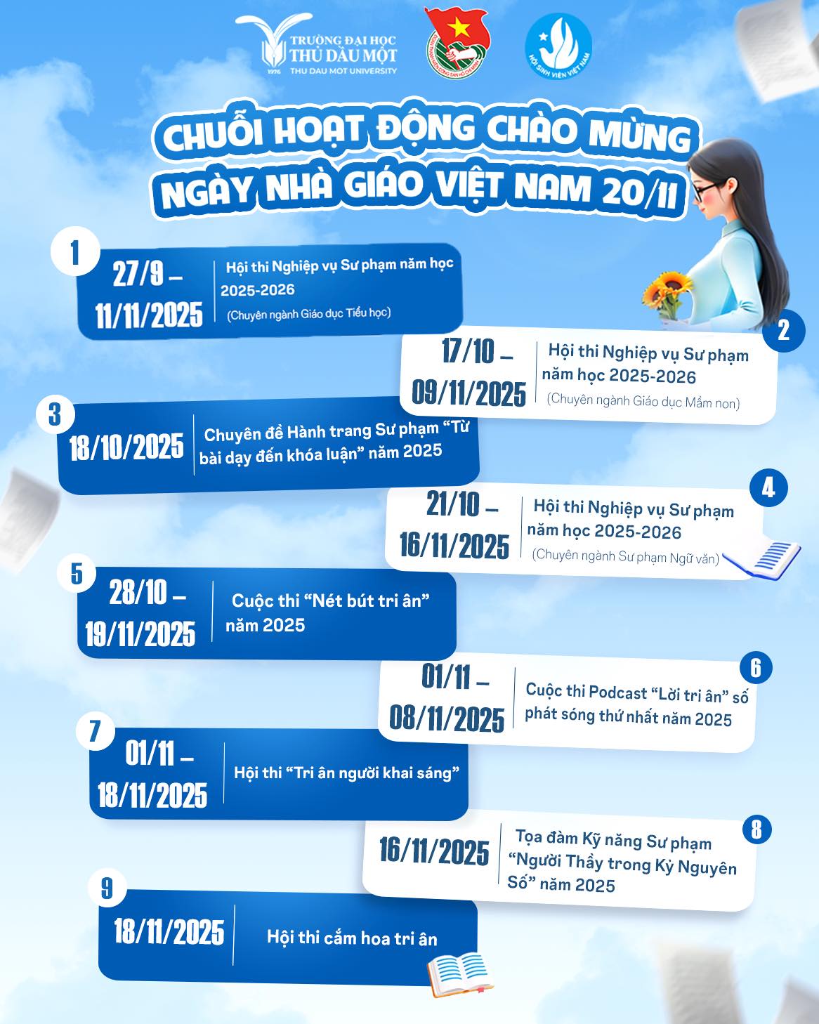 Chuỗi hoạt động chào mừng Ngày Nhà giáo Việt Nam 20/11
