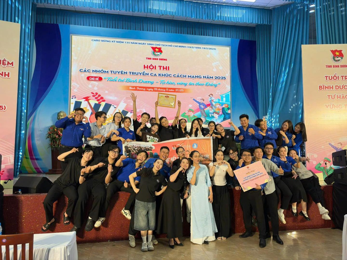 Tuổi trẻ Trường Đại học Thủ Dầu Một đạt giải cao tại hội thi Tuyên truyền các ca khúc Cách mạng tỉnh Bình Dương năm 2025