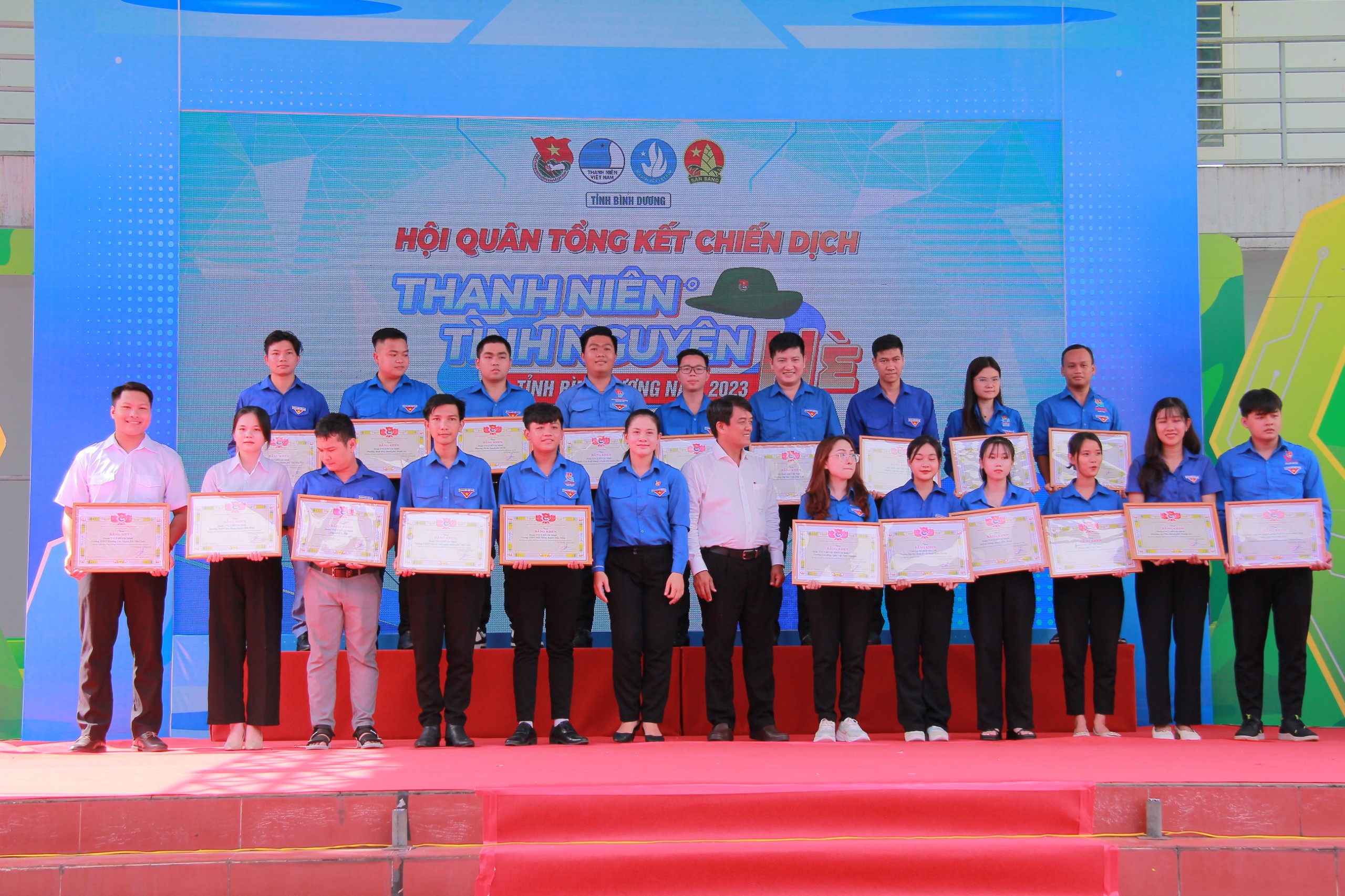 Đoàn Thanh Niên, Hội Sinh viên Trường Đại học Thủ Dầu Một gặt hái thành công trong Chiến dịch Thanh niên tình nguyện Hè tỉnh Bình Dương năm 2023