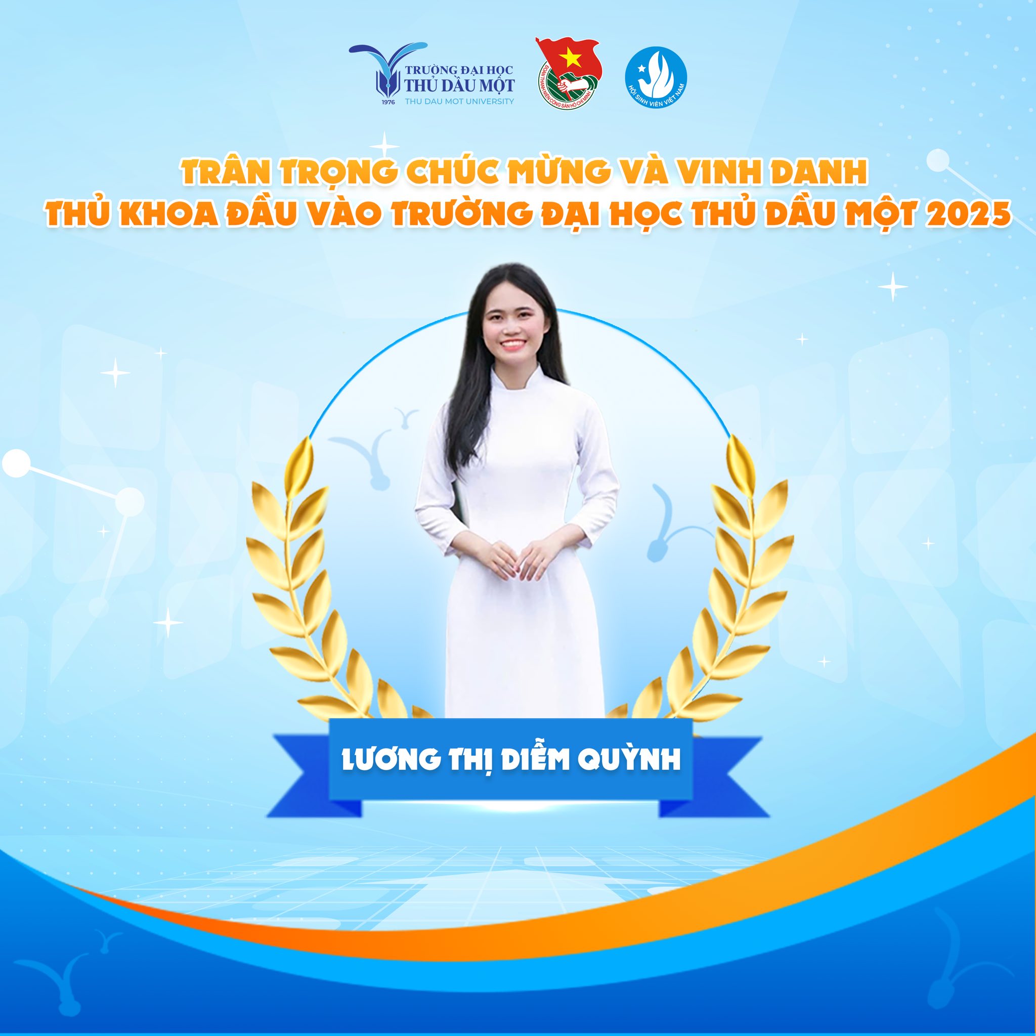 Trường Đại học Thủ Dầu Một vinh danh Thủ khoa năm 2025