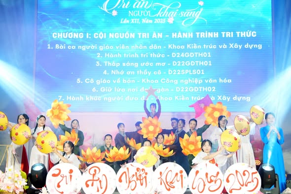 12 mùa “Tri ân người khai sáng”: dấu ấn nghệ thuật và lòng biết ơn của sinh viên Trường Đại học Thủ Dầu Một