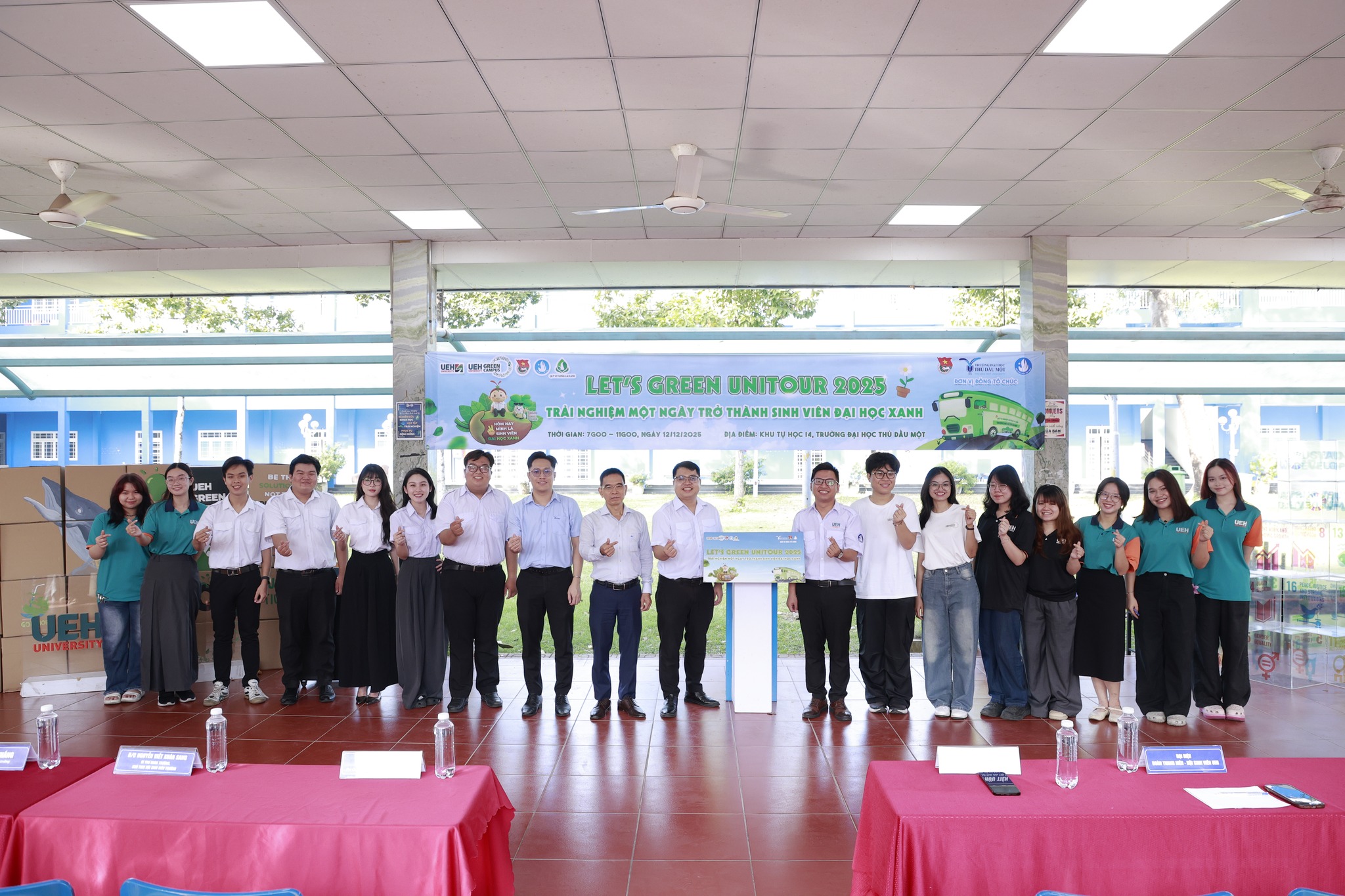 Lan tỏa lối sống xanh cùng Ngày hội “Let’s Green Unitour 2025” tại Trường Đại học Thủ Dầu Một