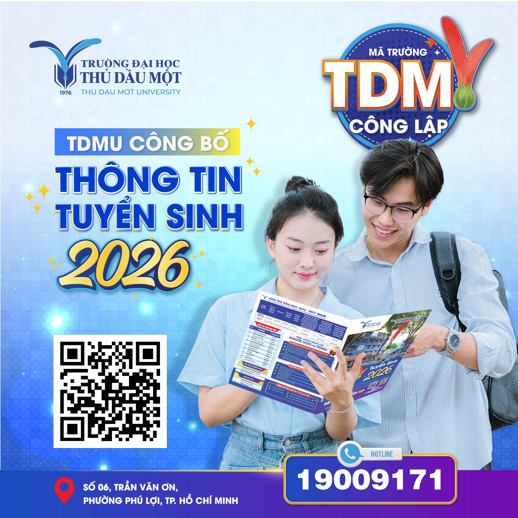 Trường Đại học Thủ Dầu Một công bố phương án tuyển sinh đại học chính quy năm 2026