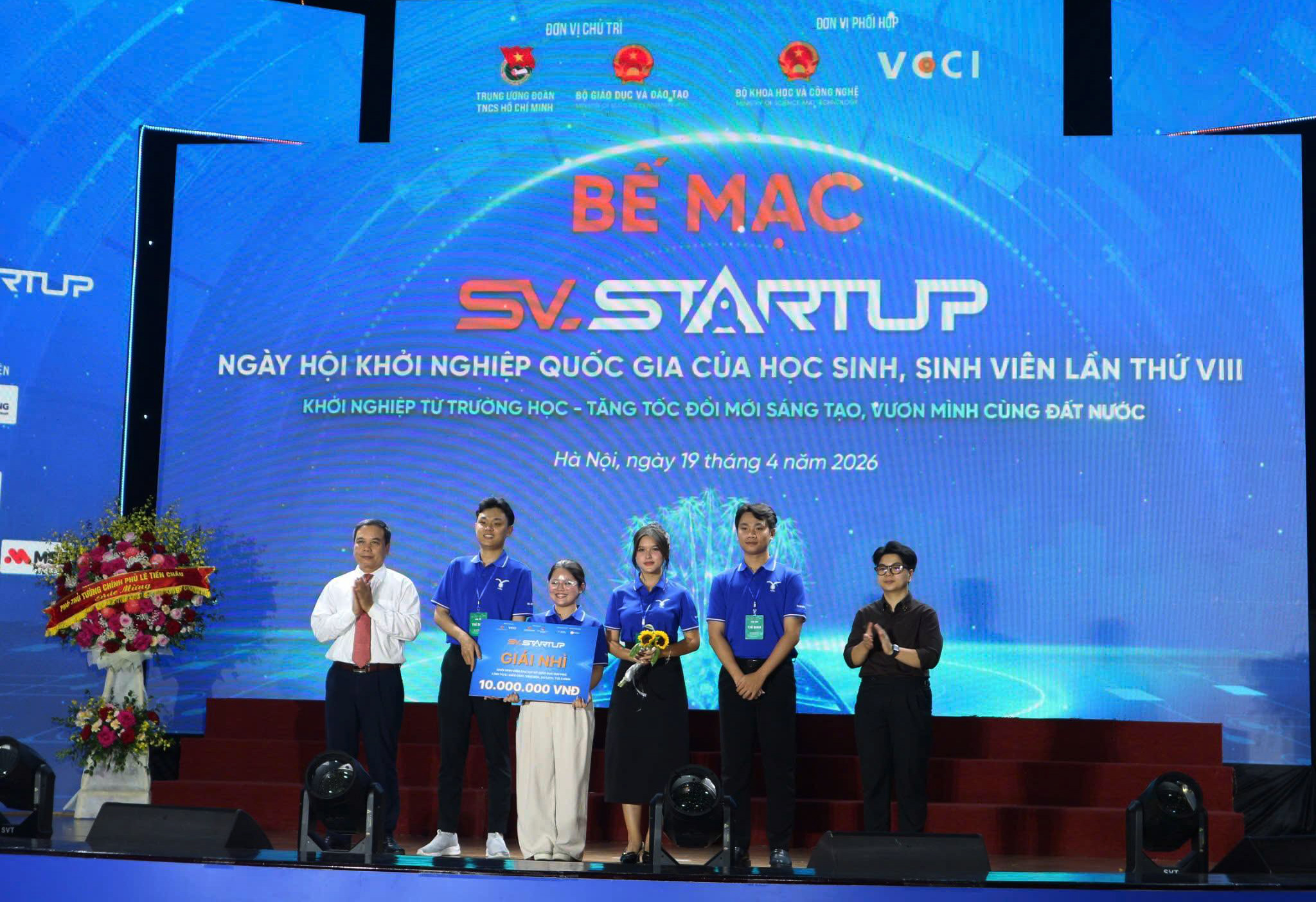 Dự án LearnIQ đạt giải Nhì tại Ngày hội Khởi nghiệp quốc gia SV_STARTUP 2026