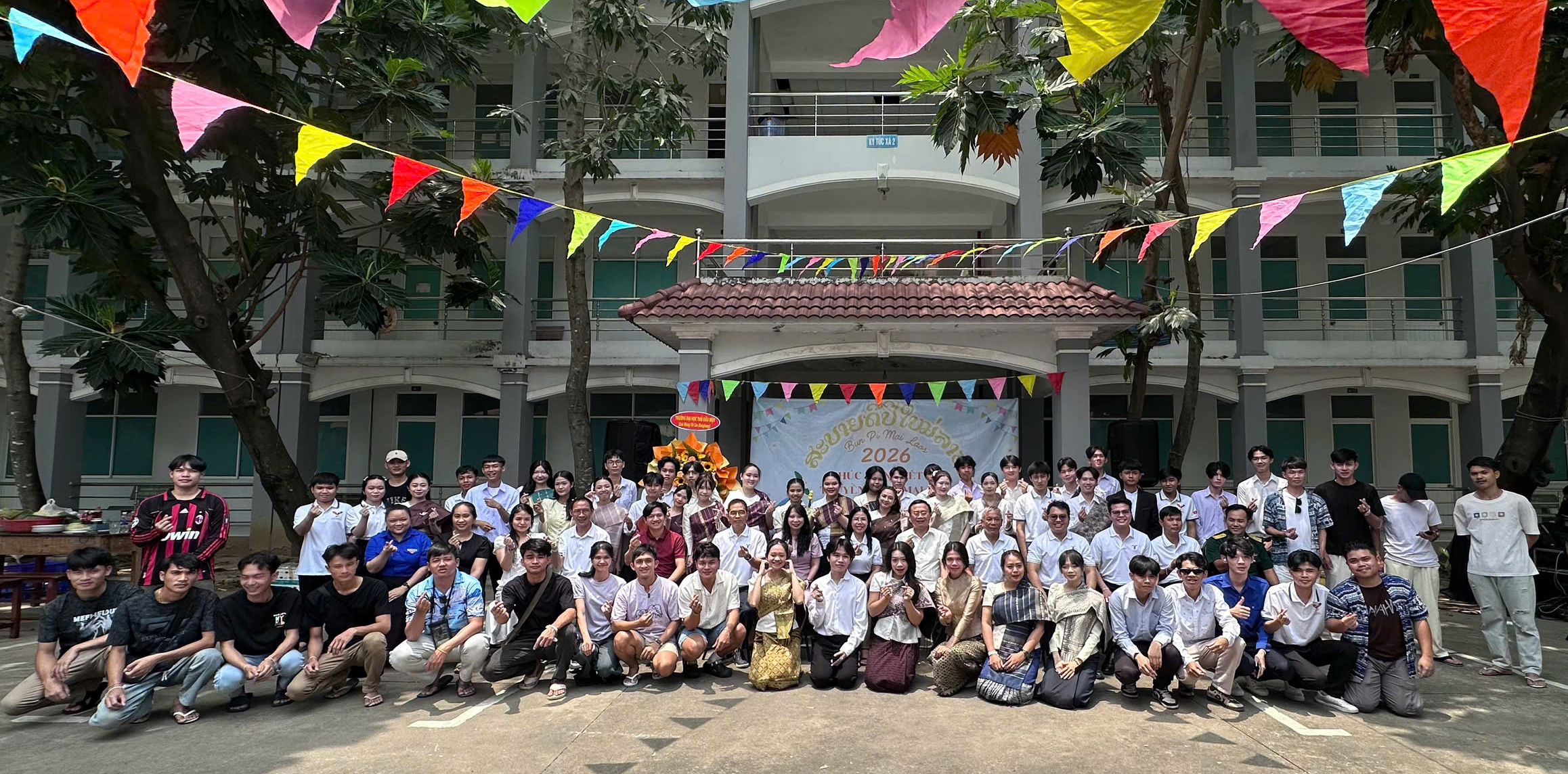 Trường Đại học Thủ Dầu Một tổ chức chúc mừng Tết Bunpimay Lào năm 2026 cho sinh viên Lào