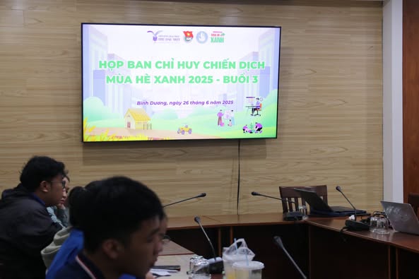 Họp Ban Chỉ huy chiến dịch Mùa hè xanh năm 20225 - Lần thứ 3