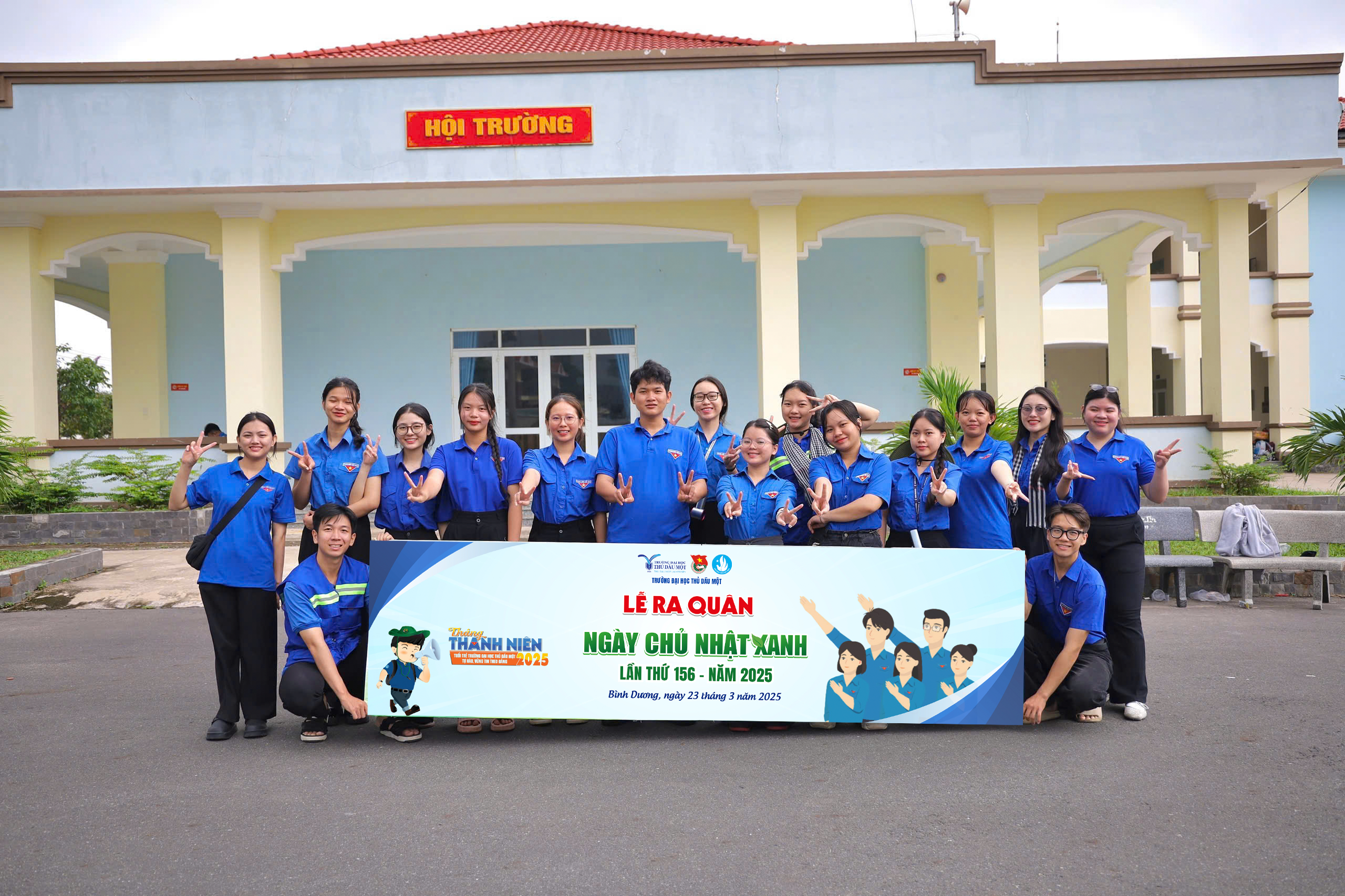 LỄ RA QUÂN "NGÀY CHỦ NHẬT XANH" LẦN THỨ 156 – TUỔI TRẺ ĐẠI HỌC THỦ DẦU MỘT TIÊN PHONG HÀNH ĐỘNG VÌ MÔI TRƯỜNG LỄ RA QUÂN "NGÀY CHỦ NHẬT XANH" LẦN THỨ 156 – TUỔI TRẺ ĐẠI HỌC THỦ DẦU MỘT TIÊN PHONG HÀNH ĐỘNG VÌ MÔI TRƯỜNG